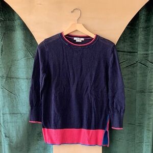 Boden Navy and Pink Women's Top